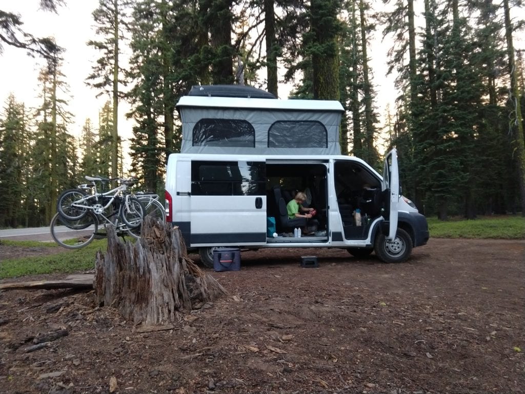 Camping on Mt. Shasta