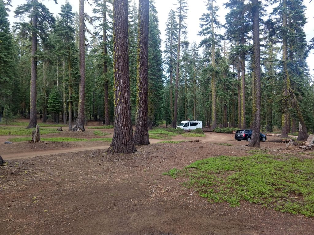 Camping on Mt. Shasta