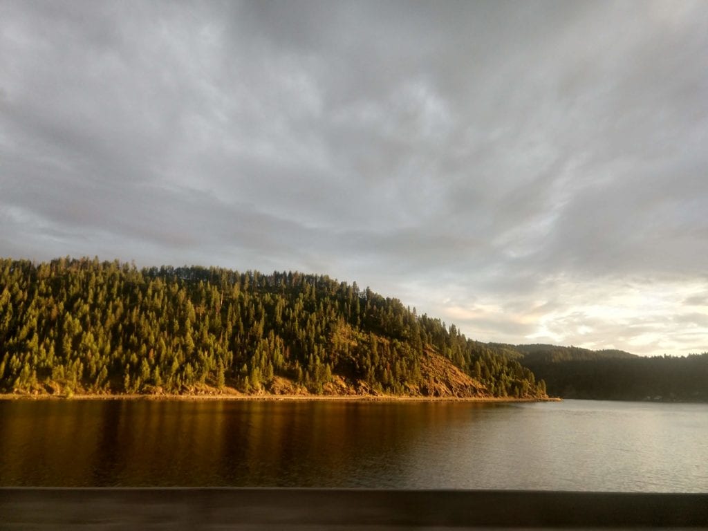 Sunset on Lake Coeur d'Alene